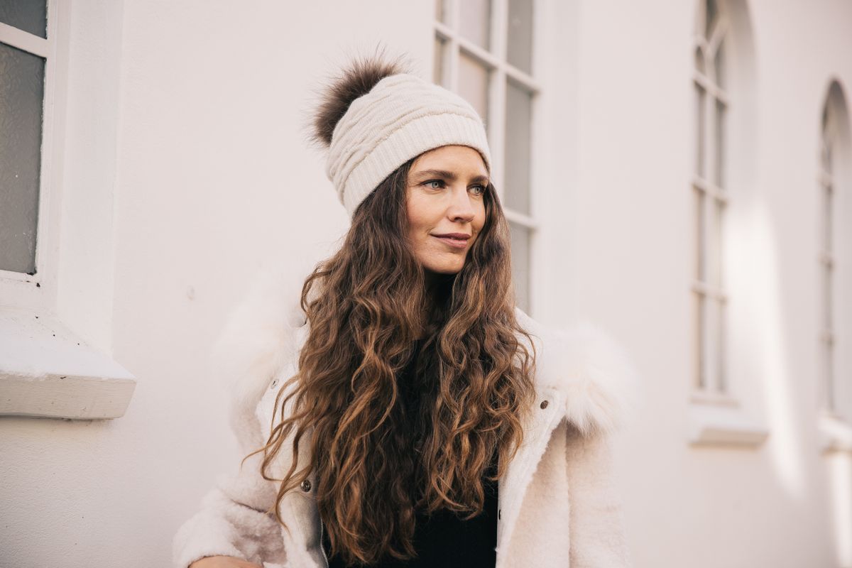 Sidse Beanie | Wolle, Waschbär Beige/Mocca