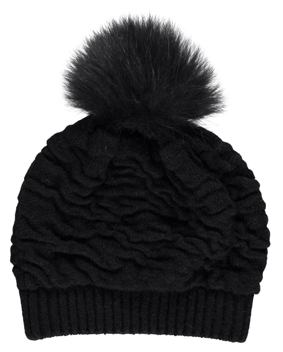 Sidse Beanie | Wolle, Waschbär