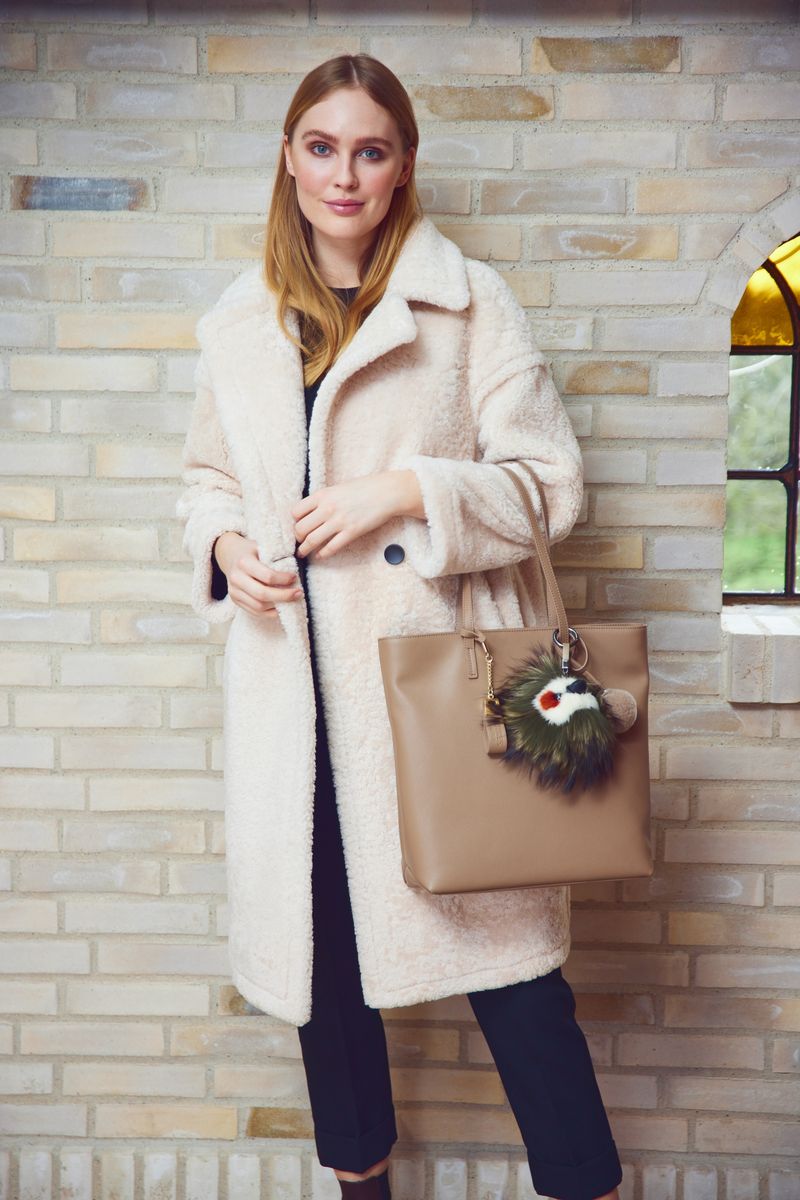 Juliana Shopper | Lammleder Beige