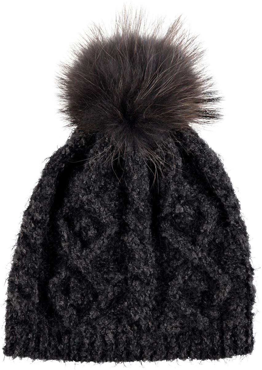 Ofine Beanie | Wolle, Waschbär Dunkelbraun/Dunkelbraun