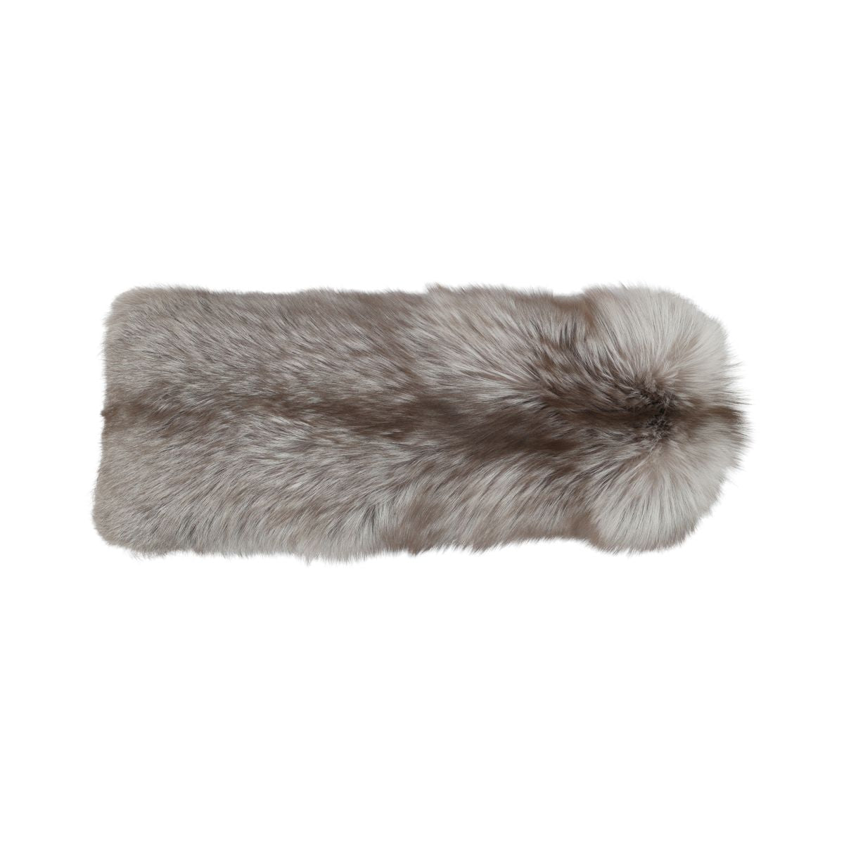 Premium Fuchskissen | Norwegen | Kaschmirrückseite | Pearl Blue Fox | 30x80 cm