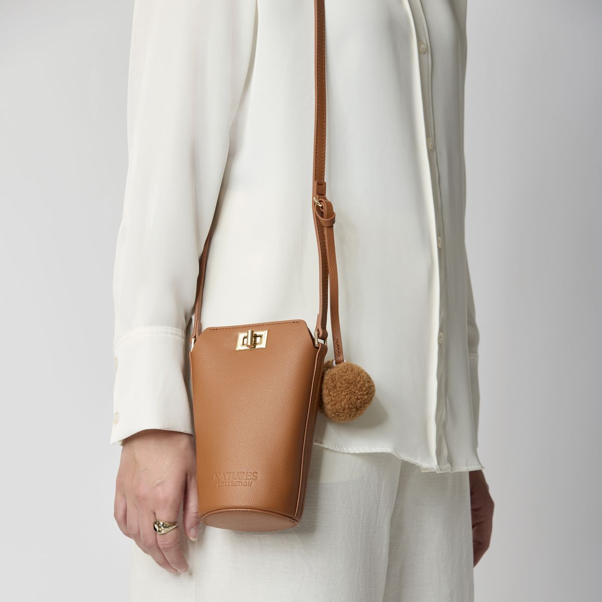 Adina Handytasche | Lammleder Antikgrün