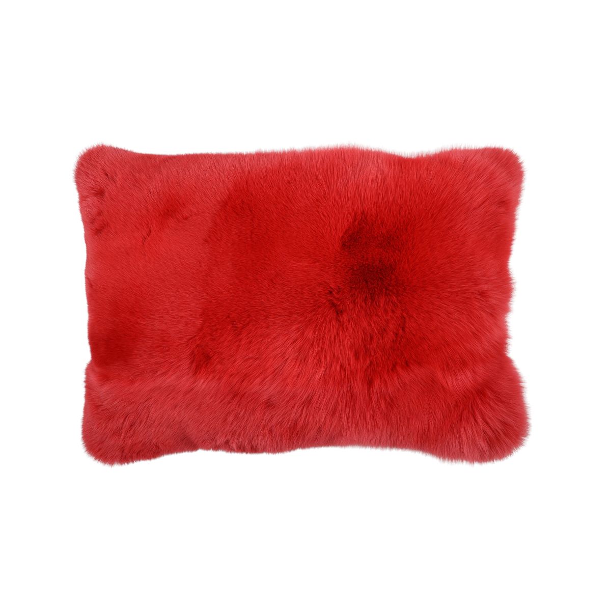 Premium Fuchskissen | Norwegen | Kaschmirrückseite | Rot | 52x84 cm