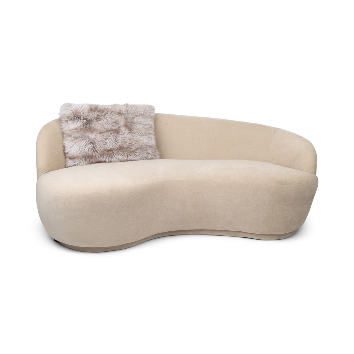 Premium Fuchskissen | Norwegen | Kaschmirrückseite | Nougat | 70x42 cm
