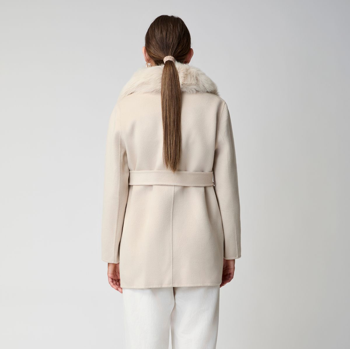 Charlott Jacke | Wolle, Fuchs Beige