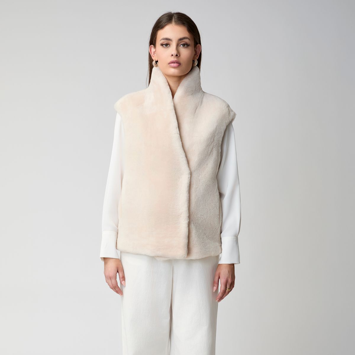 Lorena Weste | Shearling Beige