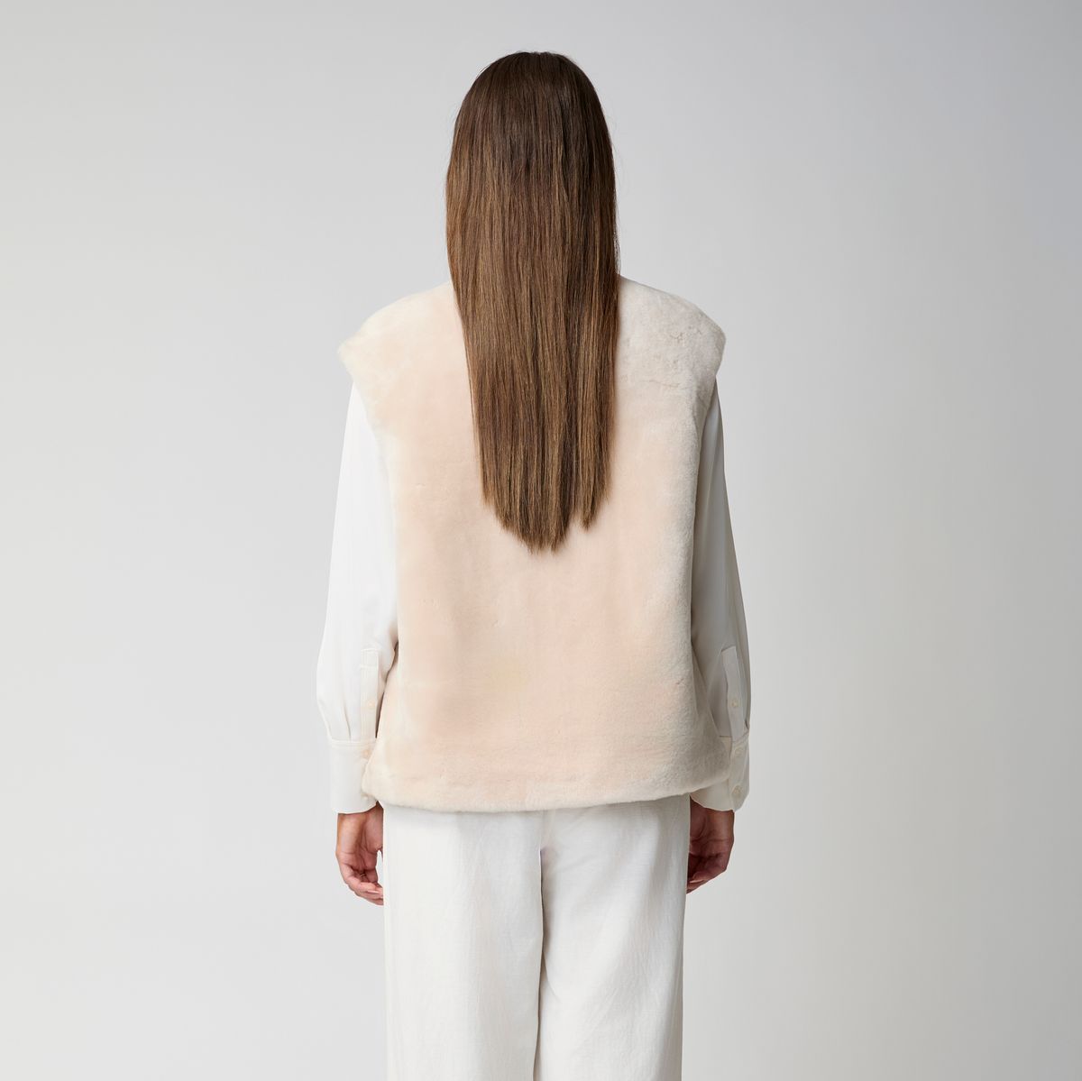 Lorena Weste | Shearling Beige