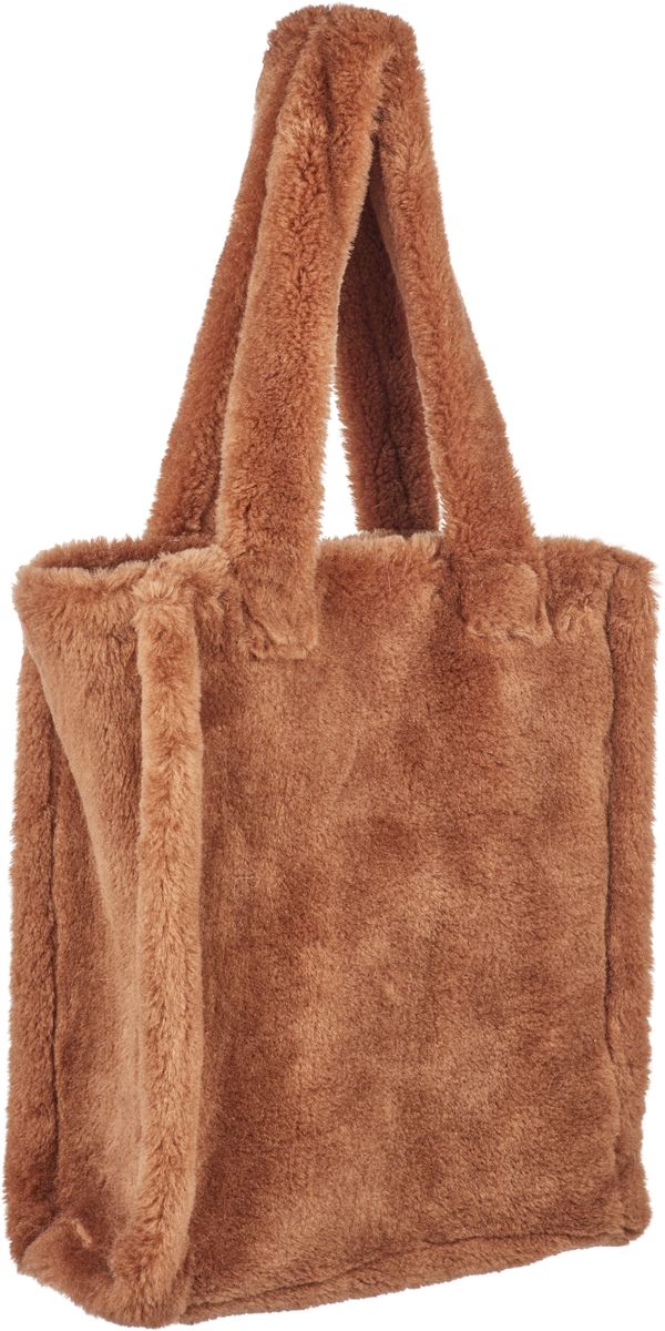 Maxi Glory Shopper | Lammfell Teddybraun