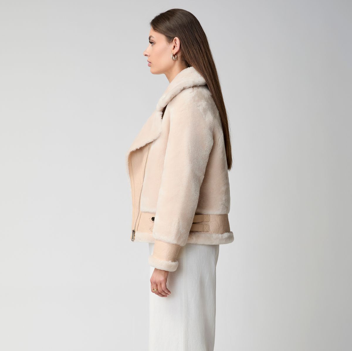 Annalon Jacke | Doubleface Beige