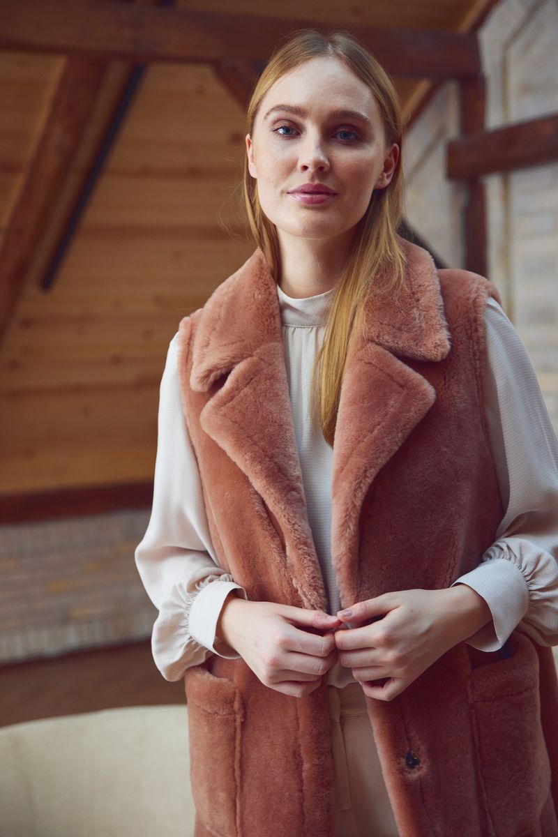 Raelynn Weste | Shearling Mocca