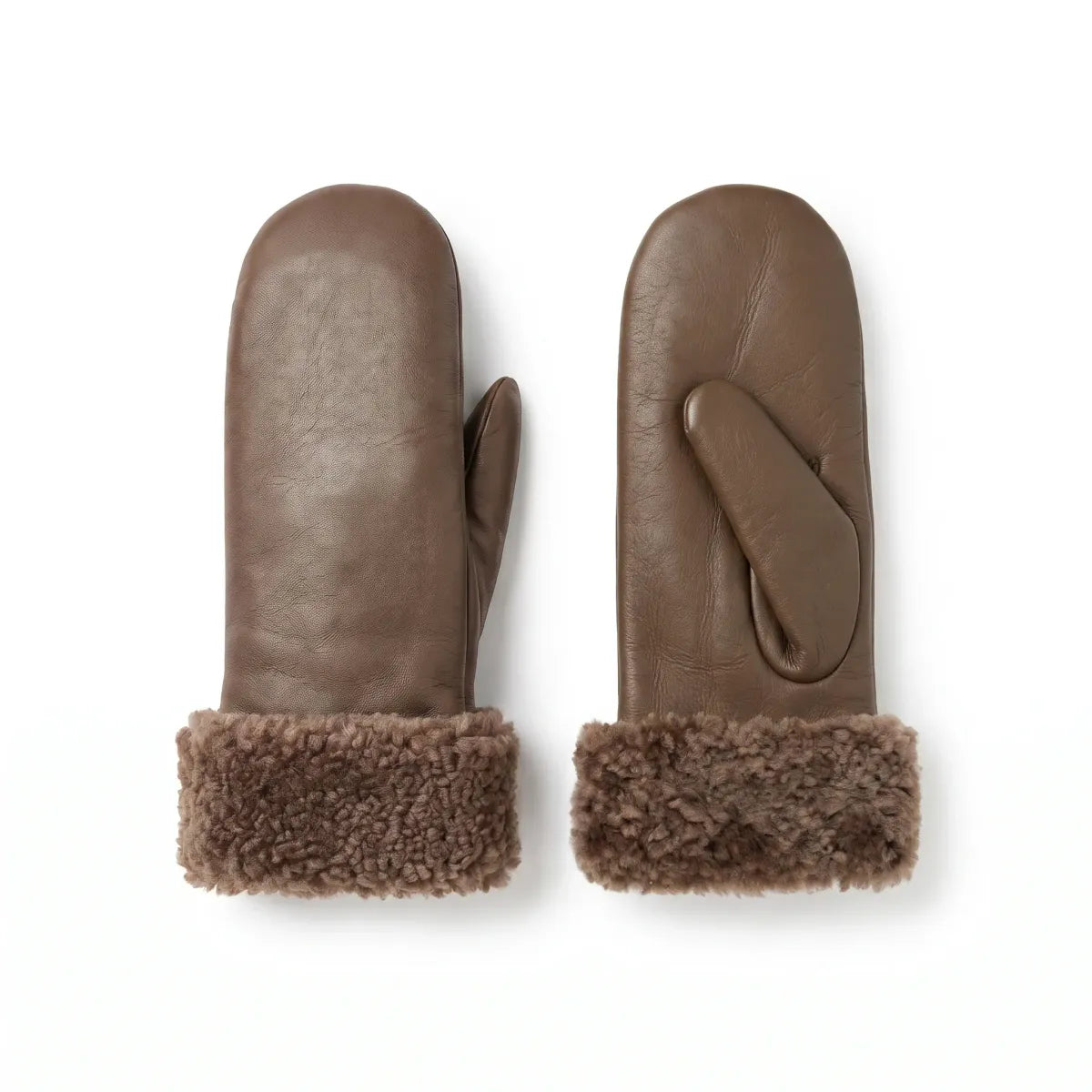 Rita Fäustlinge | Double Face Taupe