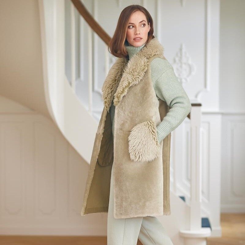 Dawn Weste | Doubleface Minze