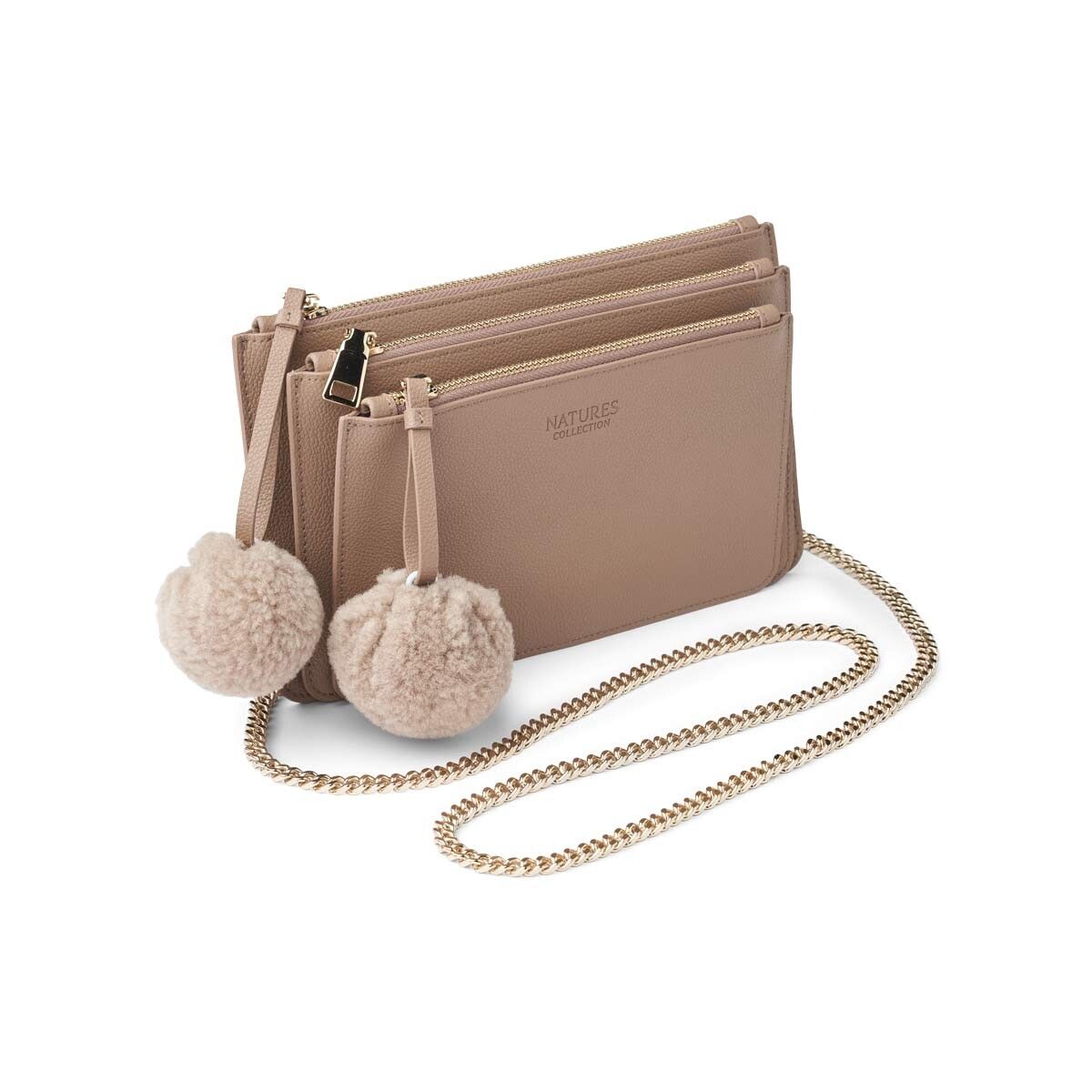 Camilla 3-in-1 Clutch | Lammleder