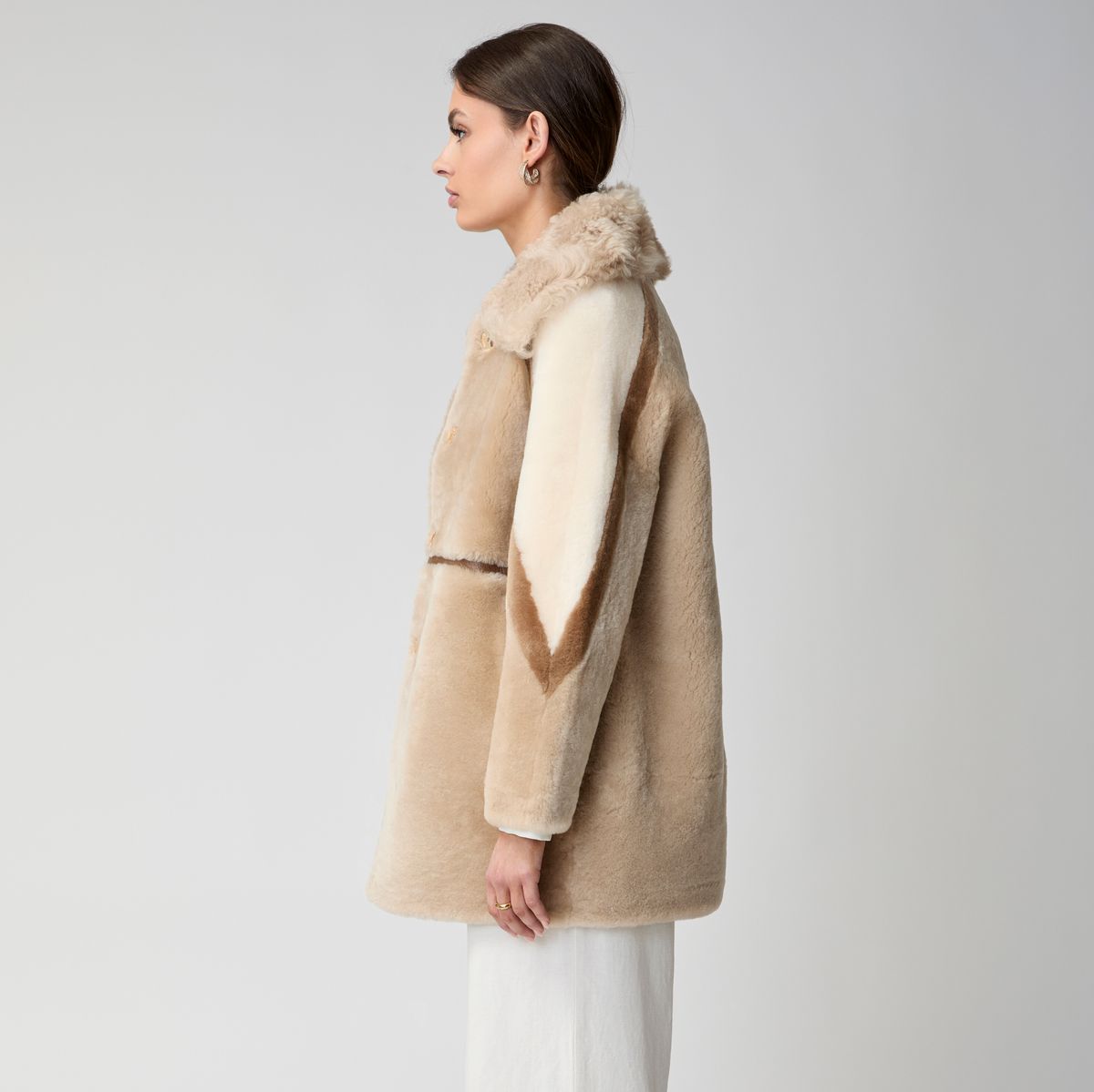 Anika Jacke | Doubleface Beige/Brun