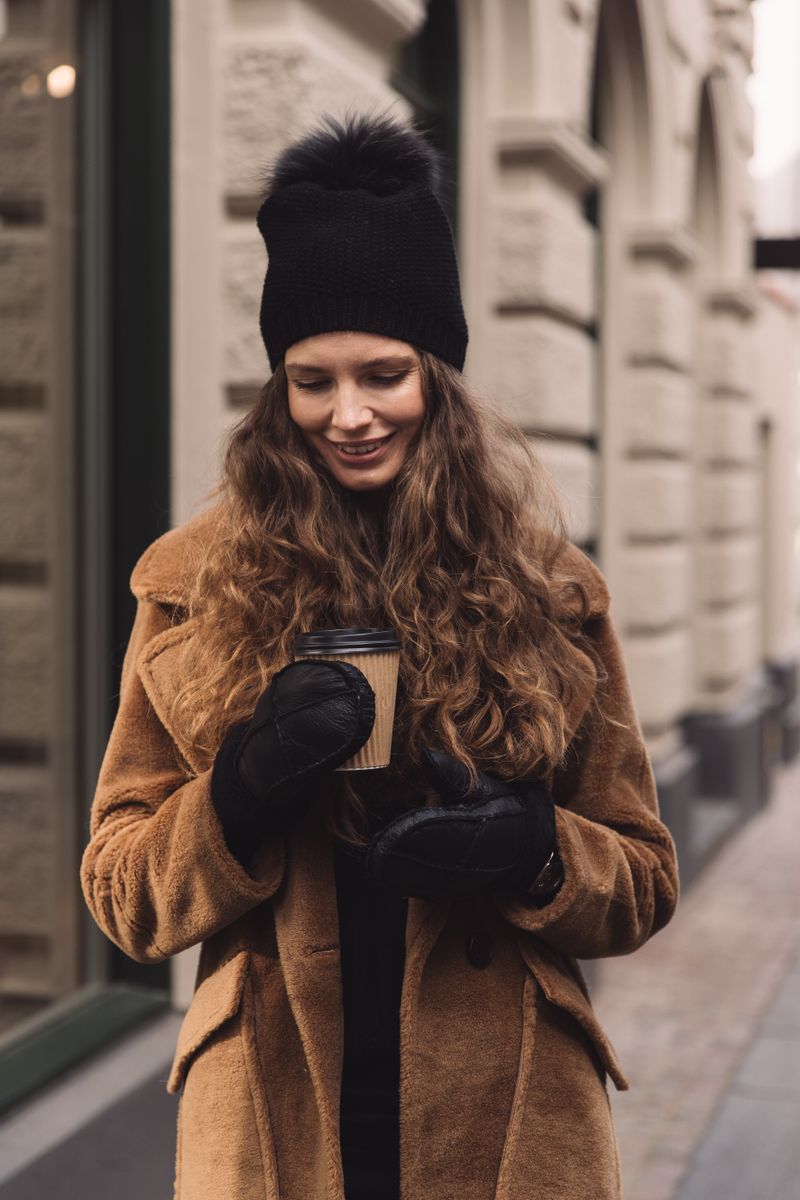 Stella Beanie | Wolle, Waschbär Mitternachtsblau/Mitternachtsblau