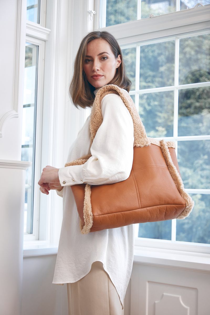 Rosaline Shopper | Doubleface Kamel