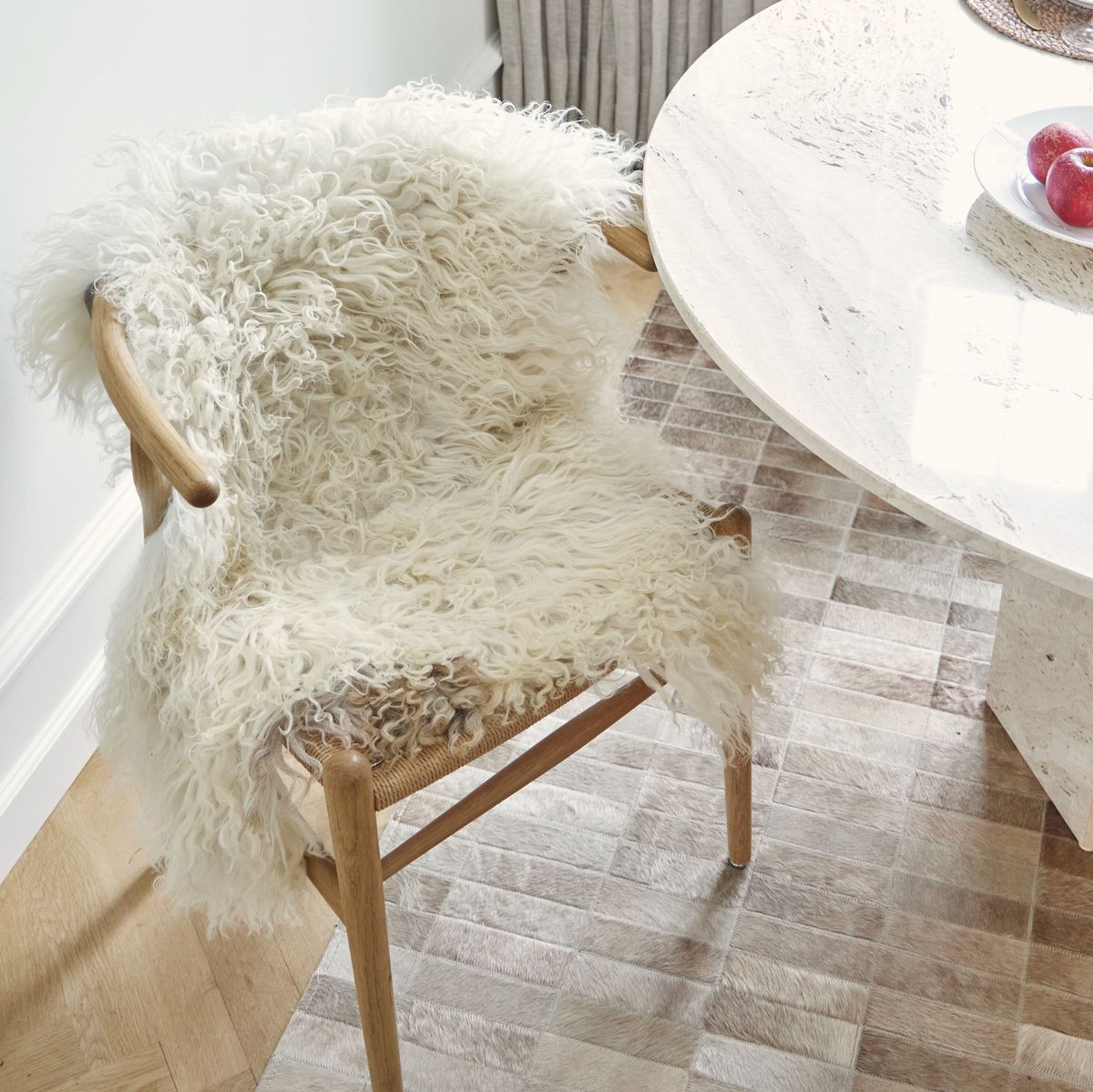 Lammfell | Österreich | 90x60 cm Schwarz