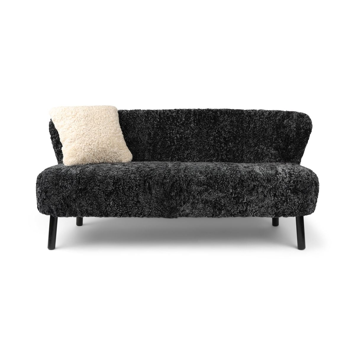 Emanuel 3-Sitzer Sofa | Dreisitzer | Design Möbel Anthrazit