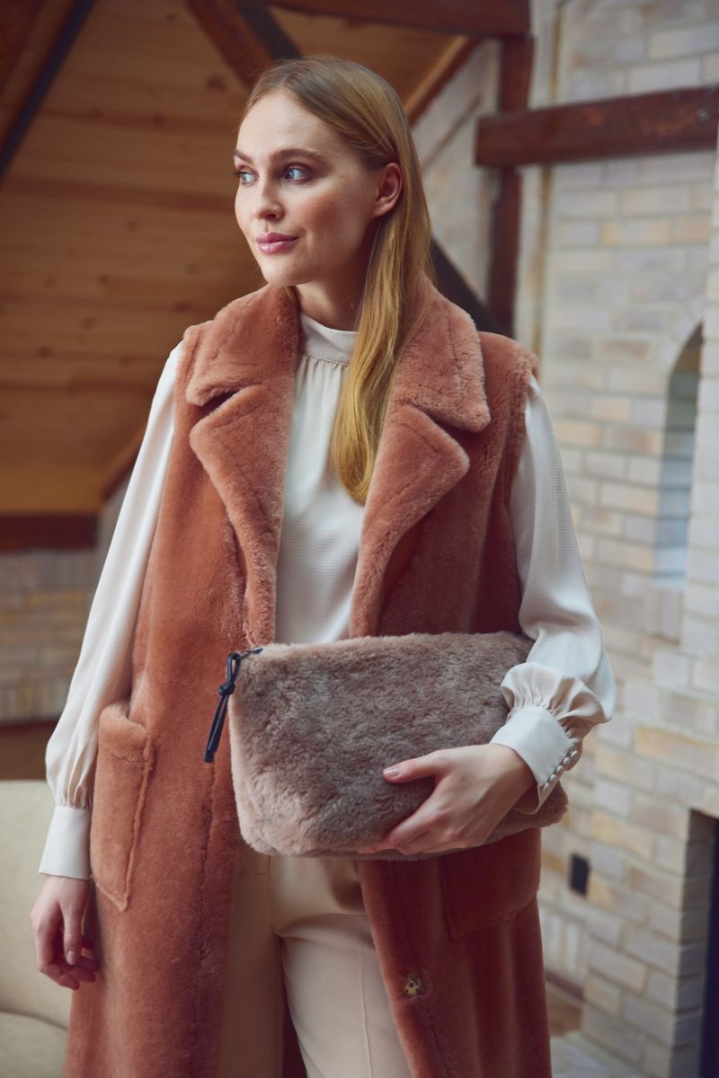 Raelynn Weste | Shearling Mocca