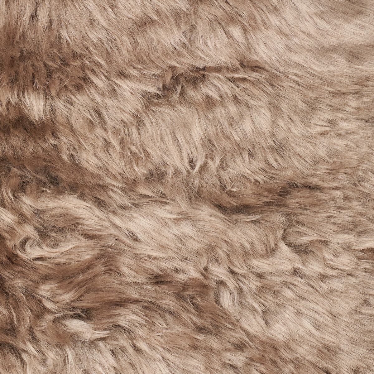 Lina Loungesessel | Langhaar | Neuseeland Taupe
