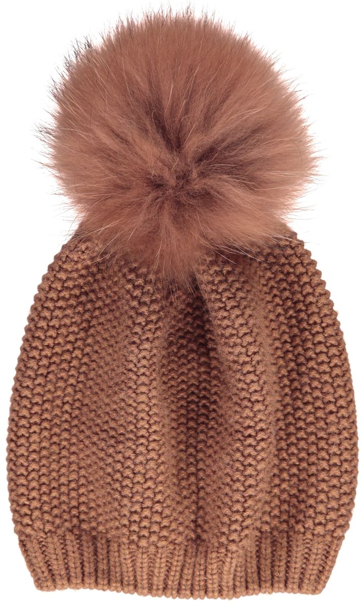 Stella Beanie | Wolle, Waschbär Rost/Rost