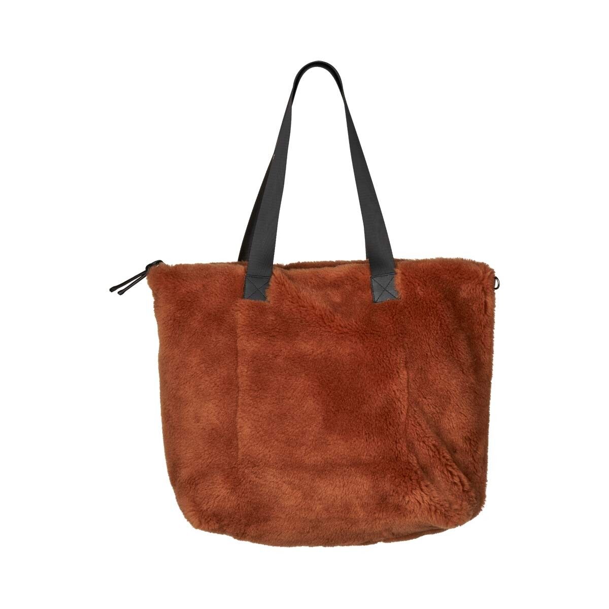 Norma Shopper | Lammfell Leder Braun