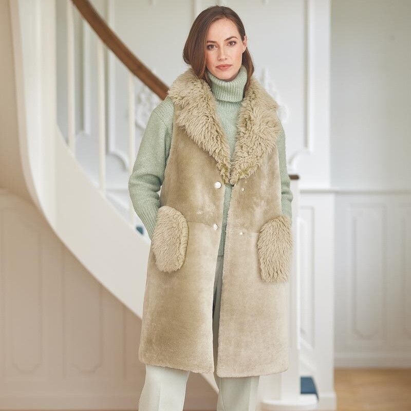 Dawn Weste | Doubleface Minze