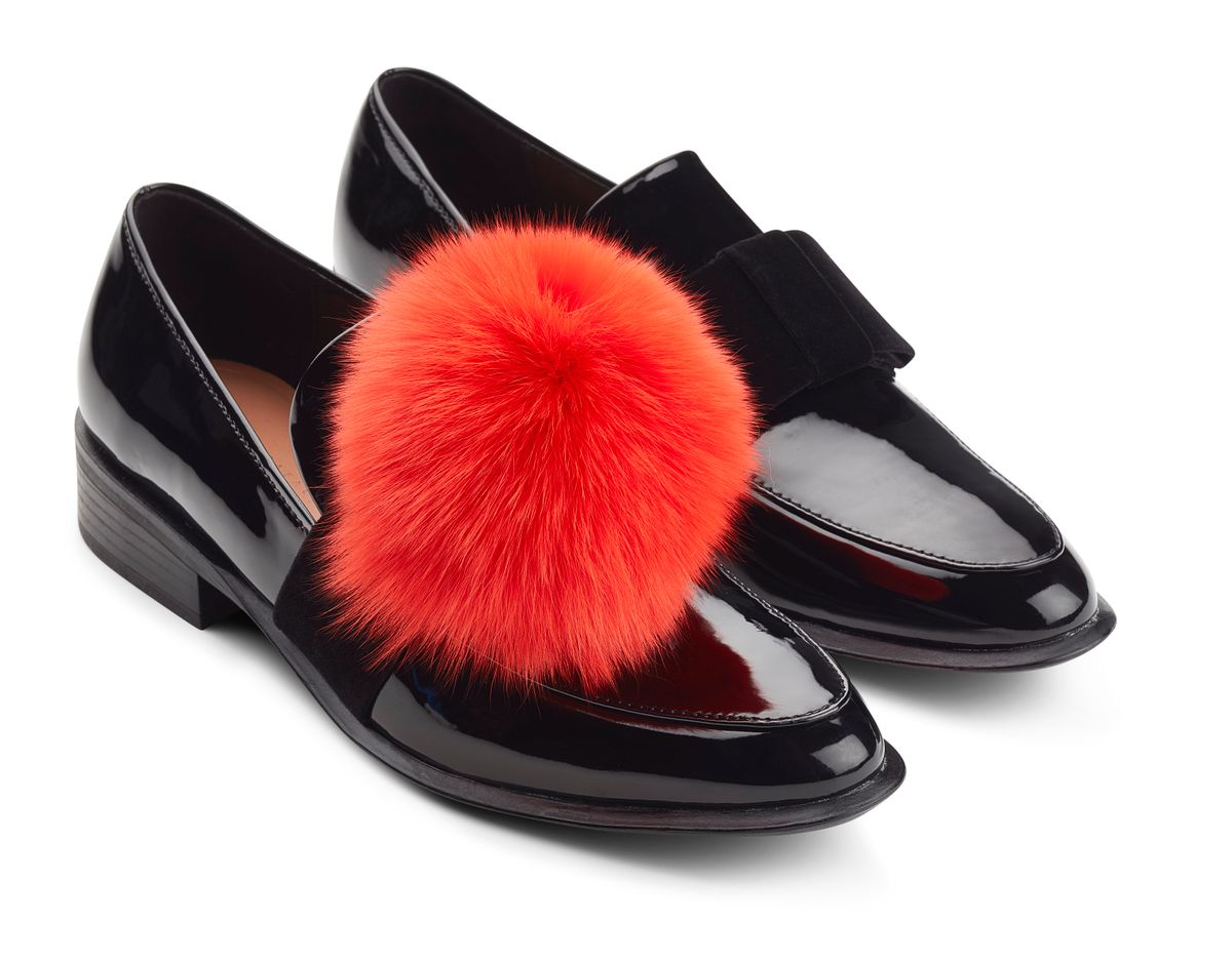 Schuhclip m. Pompon | Fuchs