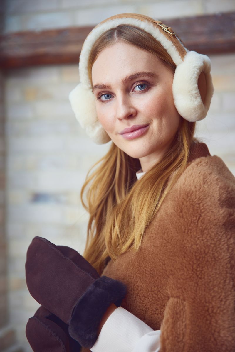 Simone Earmuff | 100% Lammwolle Beige