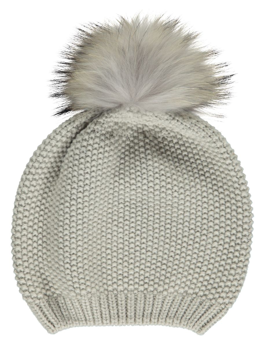 Stella Beanie | Wolle, Waschbär Leinen/Leinen