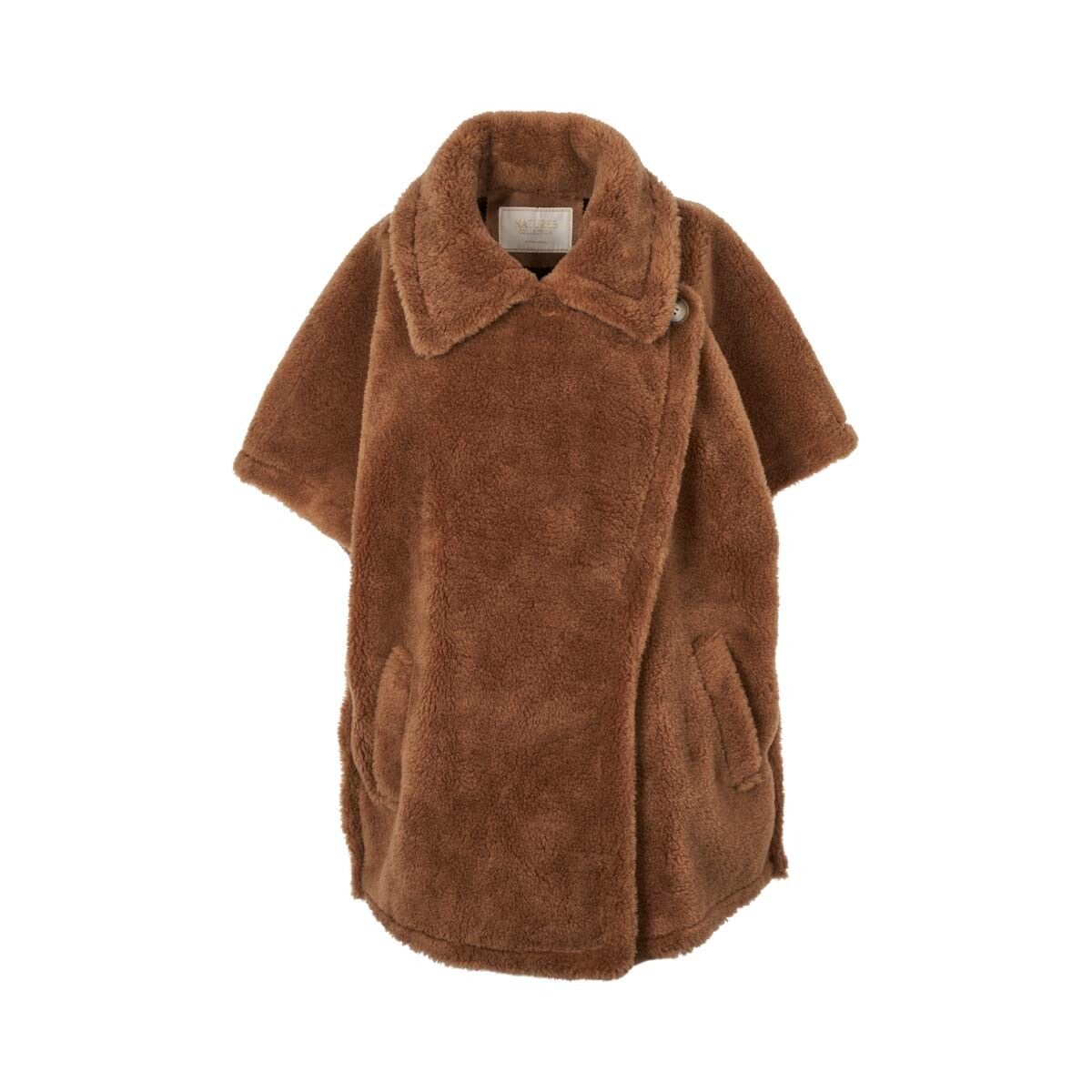 Antonella Poncho Teddybraun