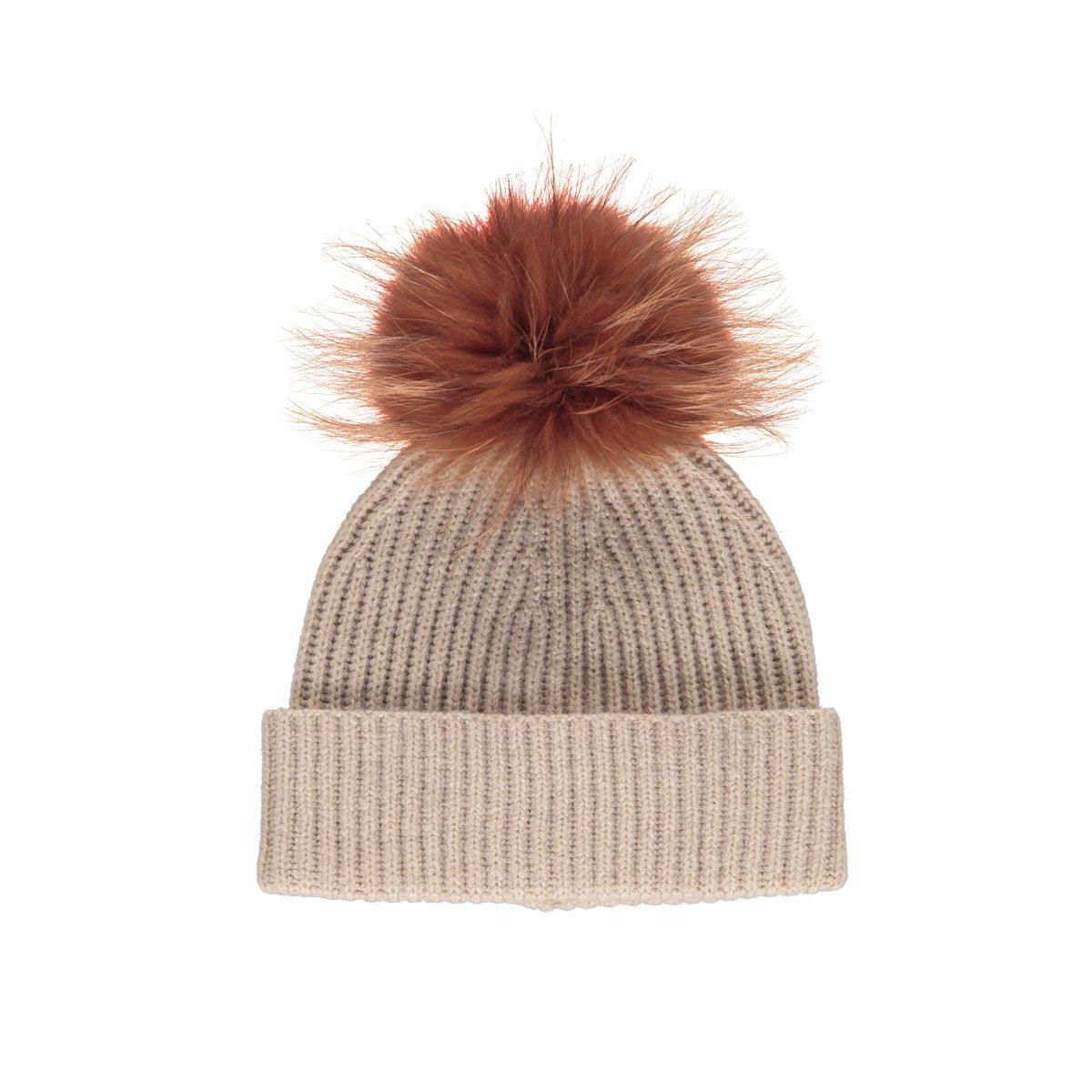 Mathilde Beanie | Wool, Raccoon - Naturescollection.eu