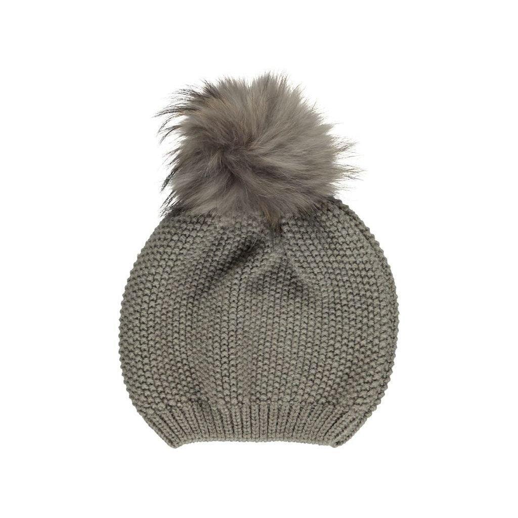 Stella Beanie | Wool | Raccoon - Naturescollection.eu