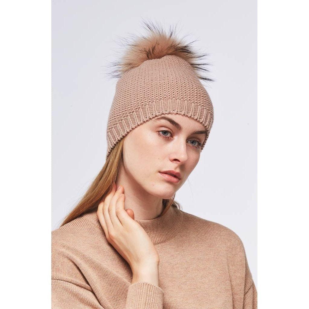 Stella Beanie | Wool | Raccoon - Naturescollection.eu