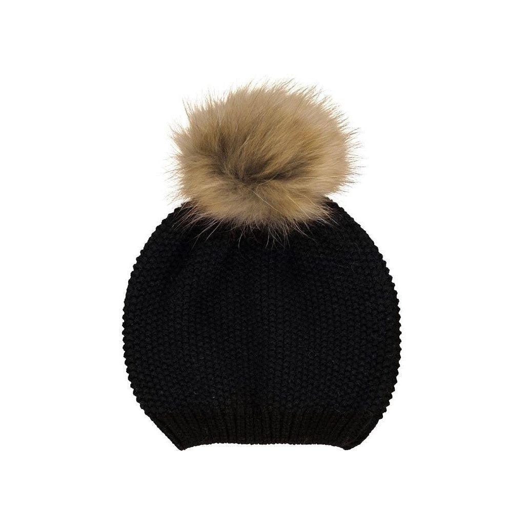 Stella Beanie | Wool | Raccoon - Naturescollection.eu