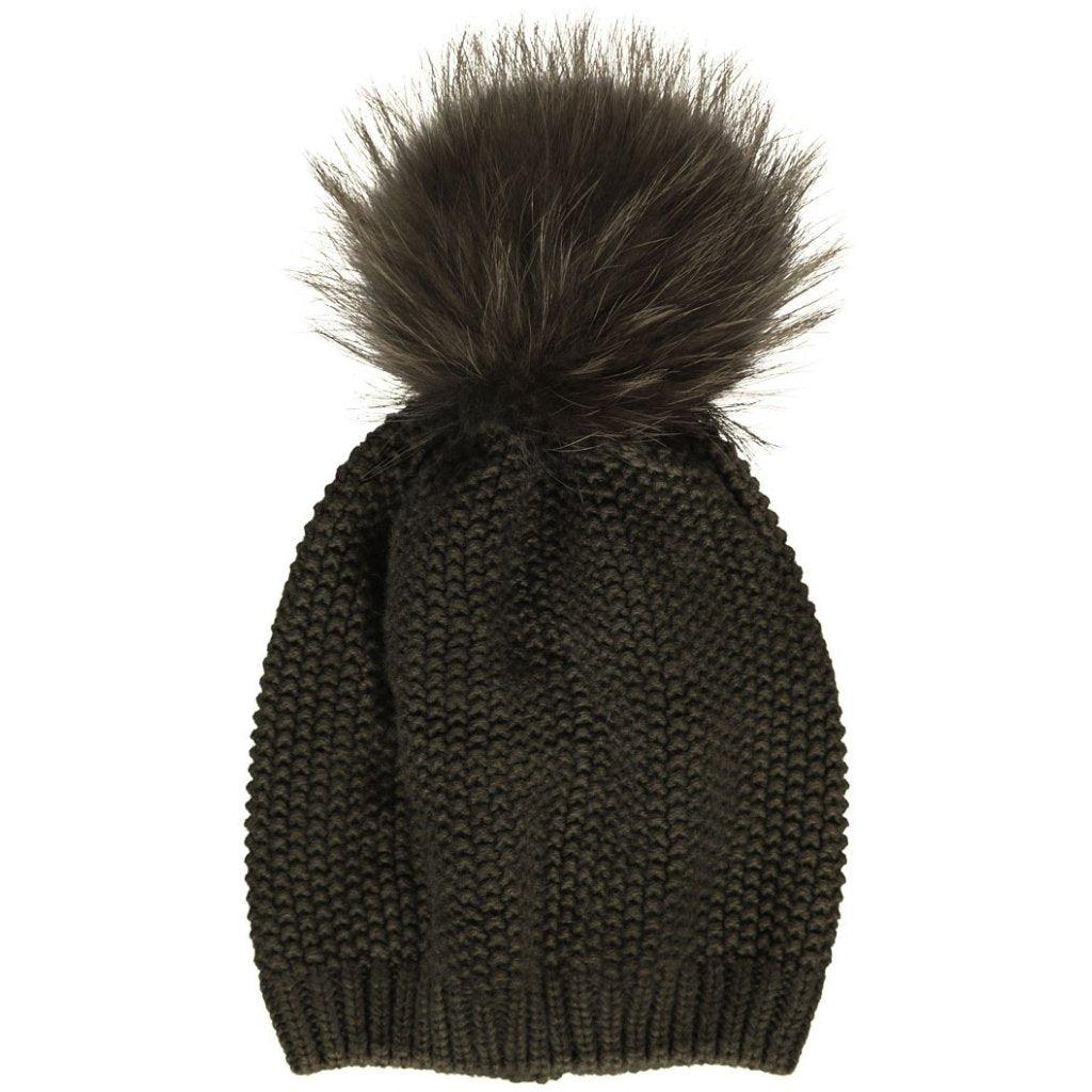 Stella Beanie | Wool | Raccoon - Naturescollection.eu