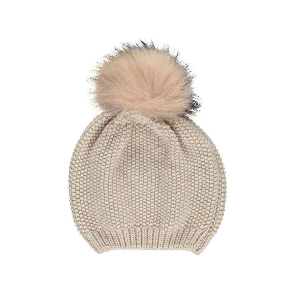 Stella Beanie | Wool | Raccoon - Naturescollection.eu