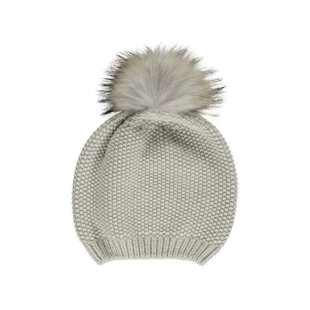 Stella Beanie | Wool | Raccoon - Naturescollection.eu