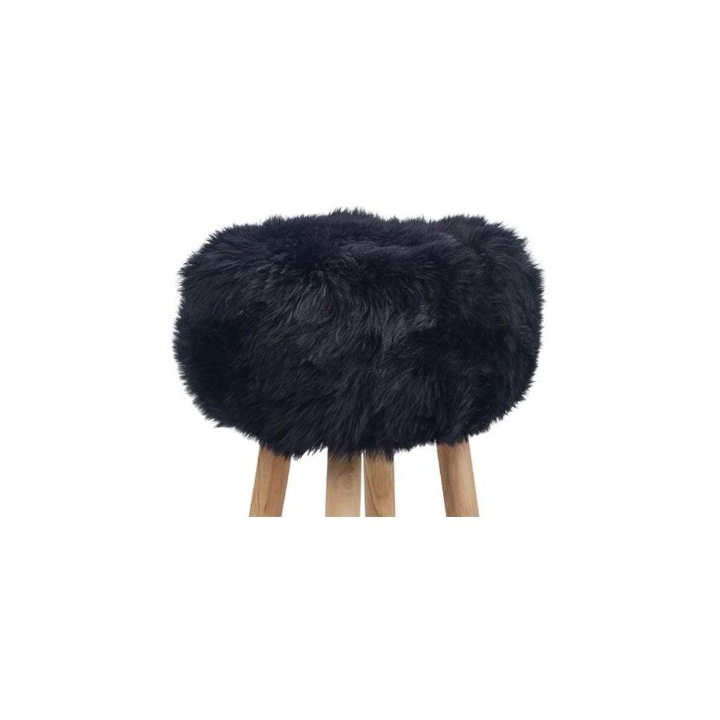 Stool Cover | D35 x H17 cm. | New Zealand Sheepskin | LW - Naturescollection.eu