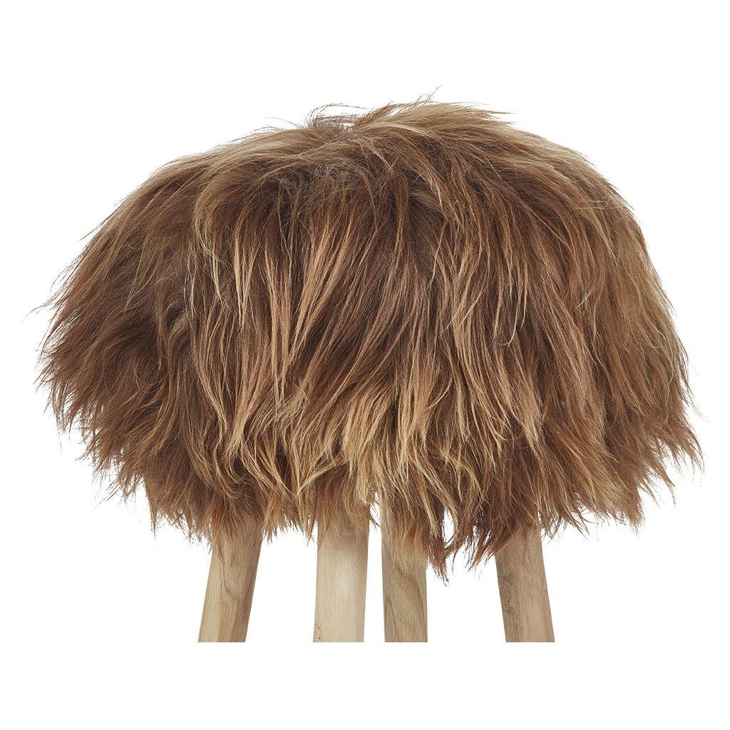 Stool Cover | Icelandic Sheepskin | LW - Naturescollection.eu