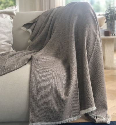 Luxuriöse Decke | 100% Alpakawolle | 130x200 cm