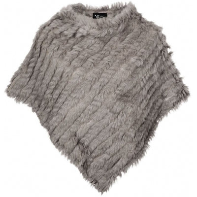 Molly Deluxe Poncho | Kaninchen, Wolle