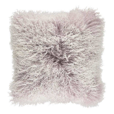 NC Living 'SNOW COLLECTION' - Cushion, Tibetan Sheepskin, 60x60 cm Cushions Cloud Grey/Snow Top