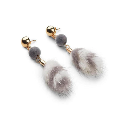 NC Fashion Nicki Earring (Sticker) Earing Grey/White